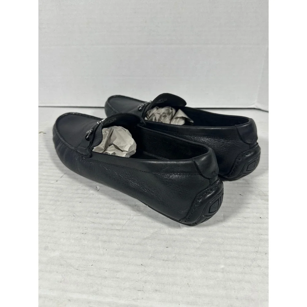 Cole Haan Somerset Driver‎ Mens 12 M Black Leather Bit Loafers C25980 Slip On